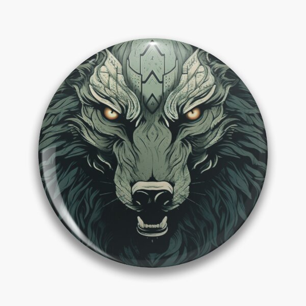Item preview, Fenrir Nordic Wolf Loki Monstrous Vikings Lover Scandinavian designed and sold by Chmielayka.