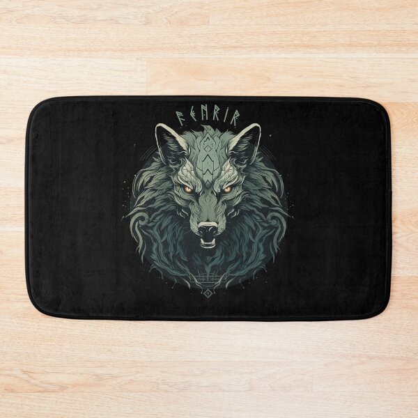 Item preview, Fenrir Nordic Wolf Loki Monstrous Vikings Lover Scandinavian designed and sold by Chmielayka.