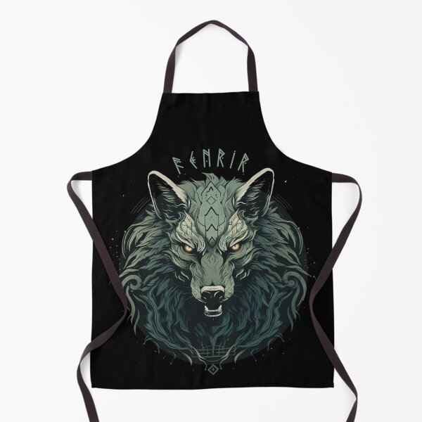 Item preview, Fenrir Nordic Wolf Loki Monstrous Vikings Lover Scandinavian designed and sold by Chmielayka.