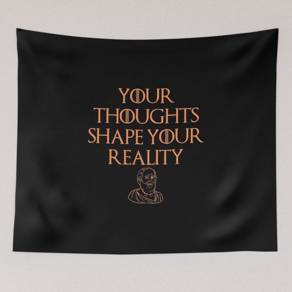 Item preview, Shape Your Reality Stoic Quote designed and sold by OurPhilosophy.