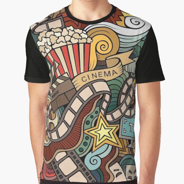 "Cinema" Tshirt for Sale by pamevarea Redbubble cinema graphic t