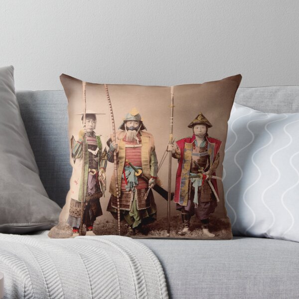 Samurai Throw Pillow