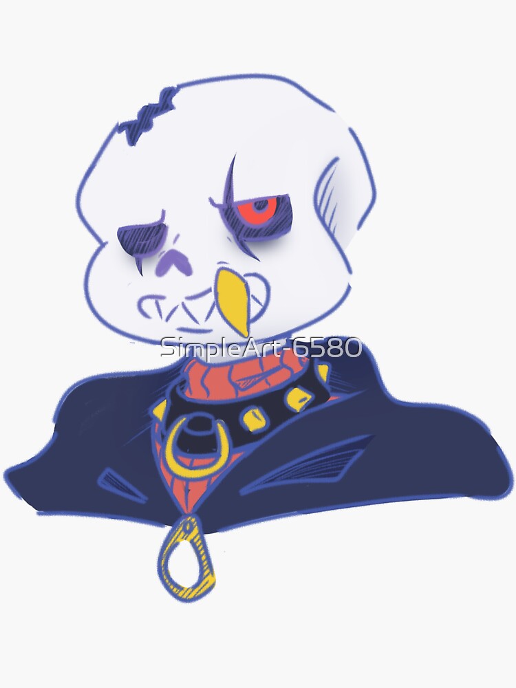 Underfell Sans Vinyl Sticker