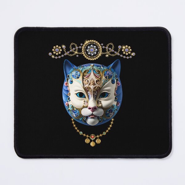 Item preview, Mystical masquerade cat in jewelry designed and sold by GorinART.