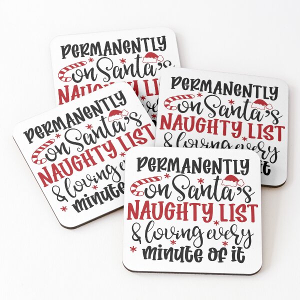 Item preview, Funny Santa Naughty List Christmas Design  designed and sold by RT-art.