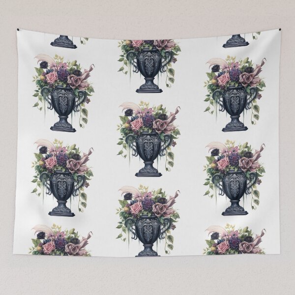 Item preview, Gothic Flowers in a Vase designed and sold by SchorlCraft.