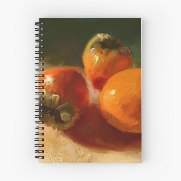 Item preview, Oil Painting of Persimmons designed and sold by Anne Marie Propst.