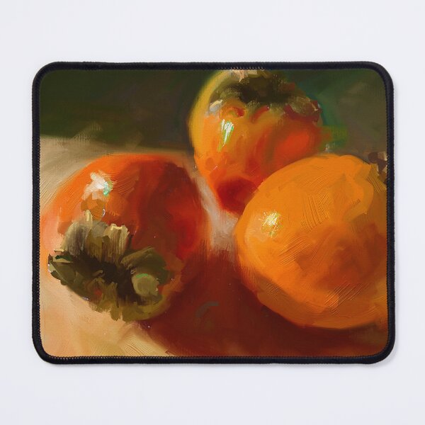 Item preview, Oil Painting of Persimmons designed and sold by Anne Marie Propst.