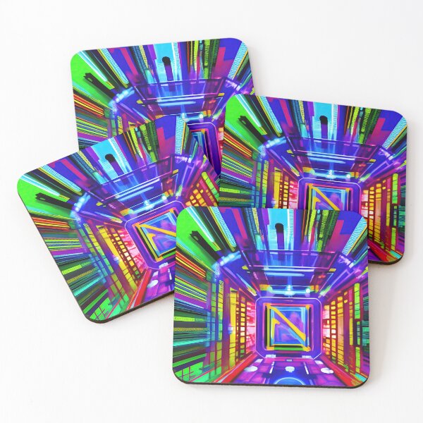 Item preview, Geometric Neon 02  - Neon Labyrinth designed and sold by Artekinium.