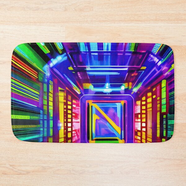 Item preview, Geometric Neon 02  - Neon Labyrinth designed and sold by Artekinium.