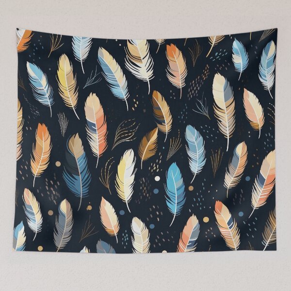 Item preview, Ethereal Plumage: Feathers Pattern Elegance designed and sold by Brendon987.