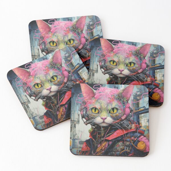 Item preview, AI Revolution Cat Oil Painting Style designed and sold by Finalcutimaging.