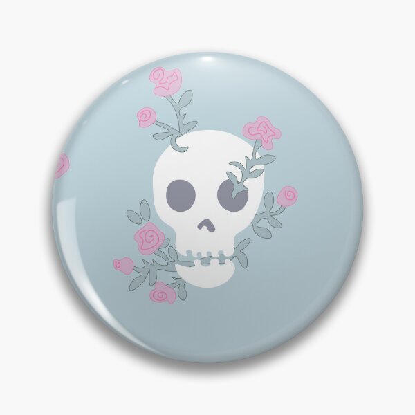 Item preview, Patrón de flores y calaveras inspirado en Los Sims designed and sold by DestructoKitty.