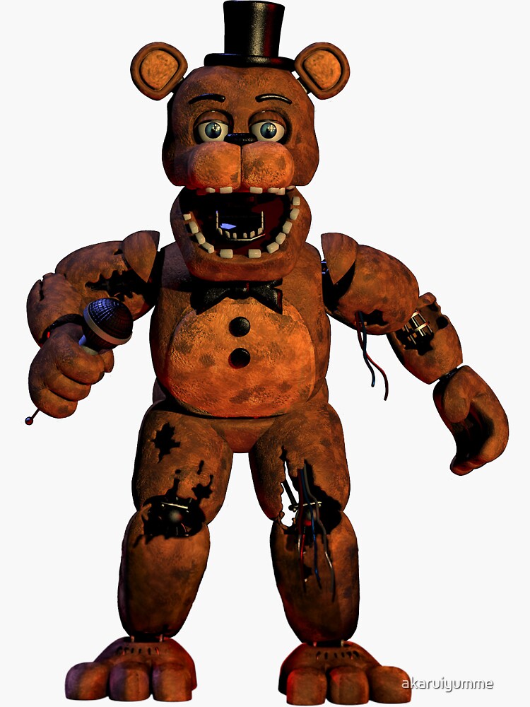 Withered Freddy Fnf Sticker - Withered Freddy Fnf FNAF 2