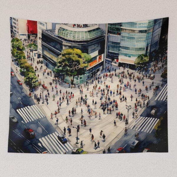 Item preview, A Watercolor Design of Tokyo - Japan designed and sold by Sketch-Shack.