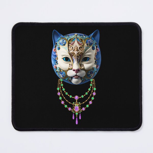 Item preview, Mystical masquerade cat in jewelry designed and sold by GorinART.
