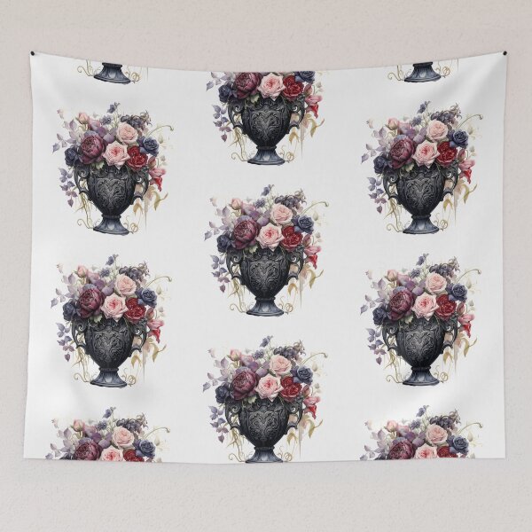 Item preview, Gothic Flowers in a Vase designed and sold by SchorlCraft.