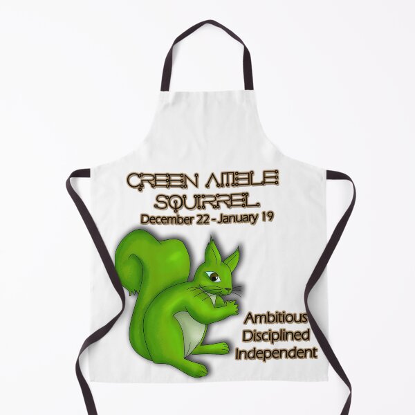 Item preview, Folklore Zodiac: Green Amble Squirrel designed and sold by mxminty.