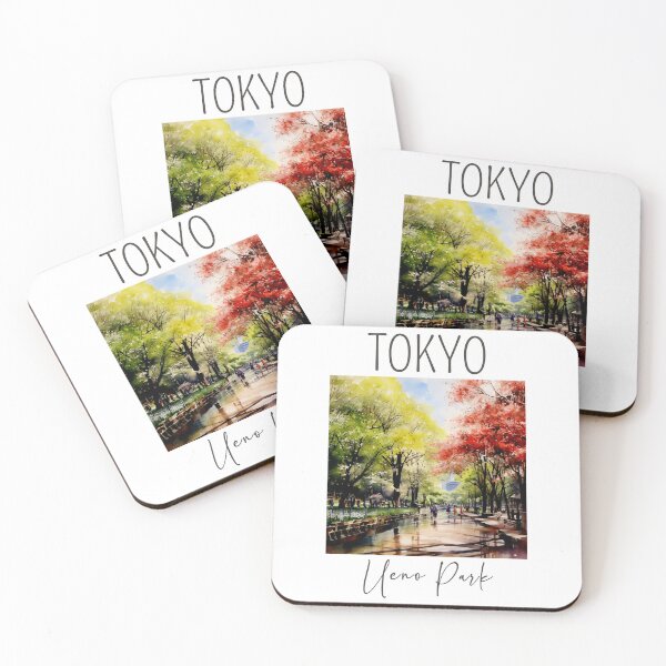 Item preview, A Watercolor Design of the Ueno Park in Tokyo - Japan designed and sold by Sketch-Shack.