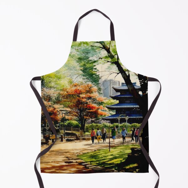 Item preview, A Watercolor Design of the Imperial Palace in Tokyo - Japan designed and sold by Sketch-Shack.