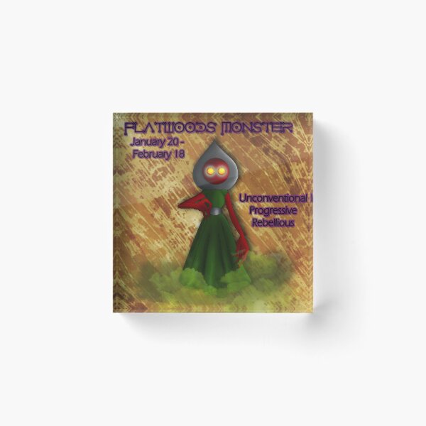 Item preview, Folklore Zodiac: Flatwoods Monster designed and sold by mxminty.
