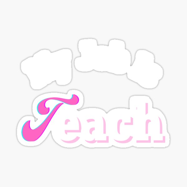 Item preview, My Job Is Teach Retro Pink Style Teaching School For Teacher designed and sold by DigitalMaestro.