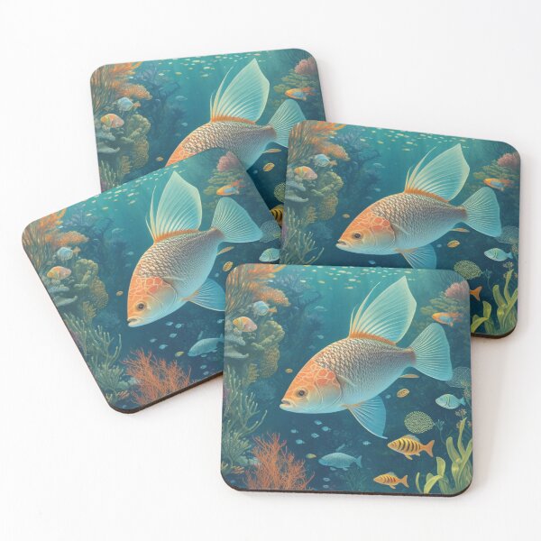 Item preview, Underwater Fish Artwork designed and sold by After De Moment.