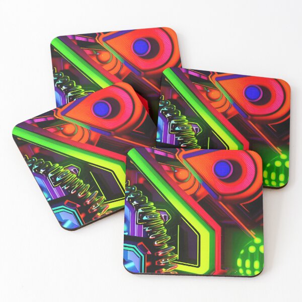 Item preview, Geometric Neon 18  - Mechanism Nexus designed and sold by Artekinium.