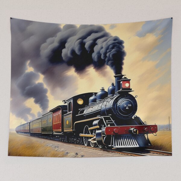 Item preview, A Train With Cars 3 designed and sold by Joseph Hail.