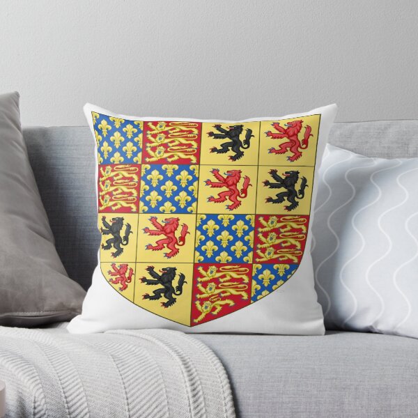 Hainault coat of arms, Coat of arms, arms, crest, blazon, cognizance, childrensfun, purim, costume Throw Pillow
