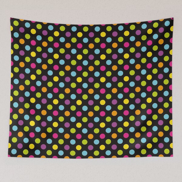 Artikelvorschau, Bunte Polka Dots der 80er Jahre entworfen und verkauft von TakaTatu.