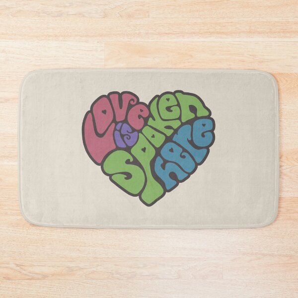 Item preview, Love Is Spoken Here Word Art designed and sold by Unhinged Heather.