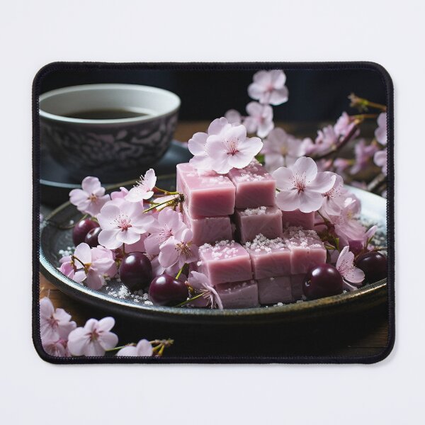 Item preview, handmade marmalade decorated with cherry blossoms and cherry berries designed and sold by PrintArtWares.