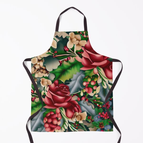 Item preview, Enchanting British Christmas Floral Design: A Timeless Holiday Delight designed and sold by The Digital Compass.