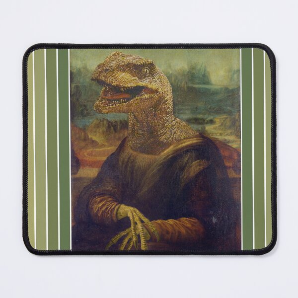 Item preview, MONA LISA VELOCIRAPTOR designed and sold by LT Graphic Art.