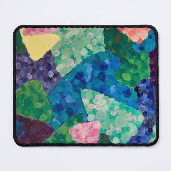 Item preview, Acrylic Abstraction of Monet’s Water Lilies designed and sold by Dannie's Gallery.