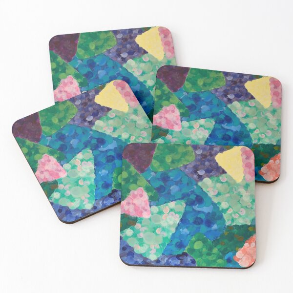 Item preview, Acrylic Abstraction of Monet’s Water Lilies designed and sold by Dannie's Gallery.