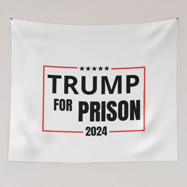 Item preview, trump for prison 24 designed and sold by ANNINOART ⭐⭐⭐⭐⭐.