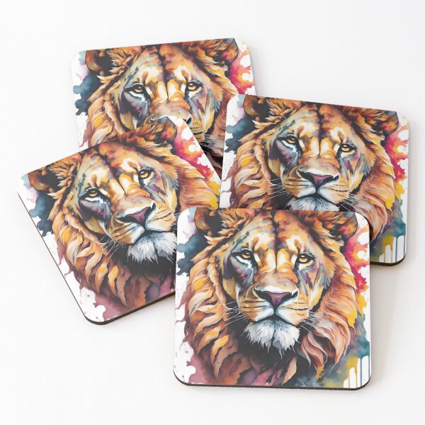 Item preview, Watercolor Lion designed and sold by Abyssus-art.