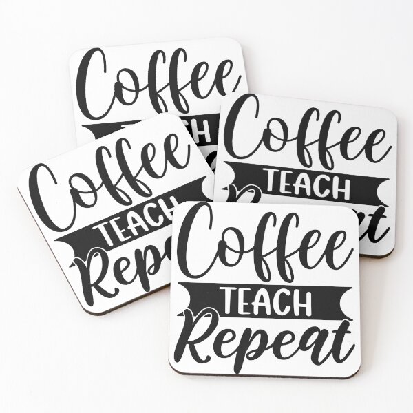 Item preview, Coffee teach repeat  designed and sold by EdnaGarcia.