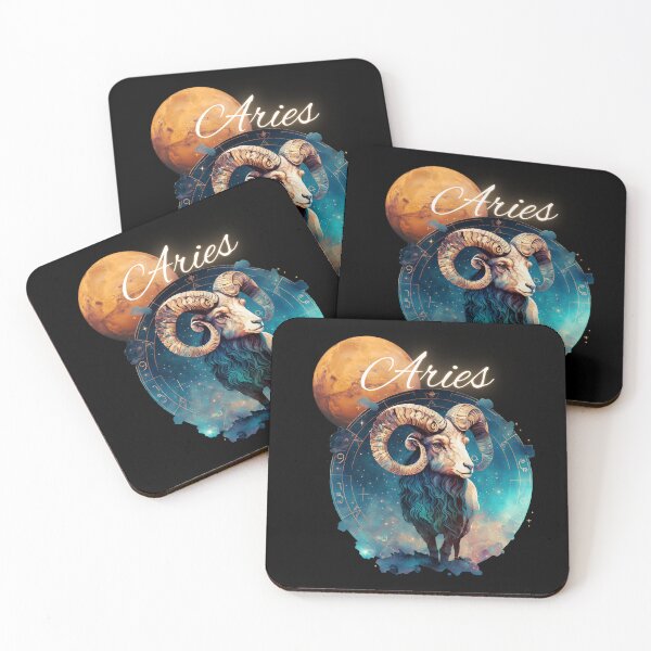 Item preview, Aries Zodiac Sign with its Ruling Planet Mars designed and sold by ieluxury.