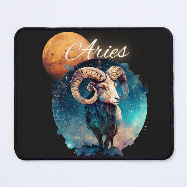 Item preview, Aries Zodiac Sign with its Ruling Planet Mars designed and sold by ieluxury.