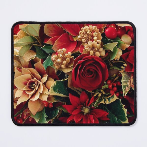 Item preview, Enchanting British Christmas Floral Design: A Timeless Holiday Delight 2 designed and sold by The Digital Compass.