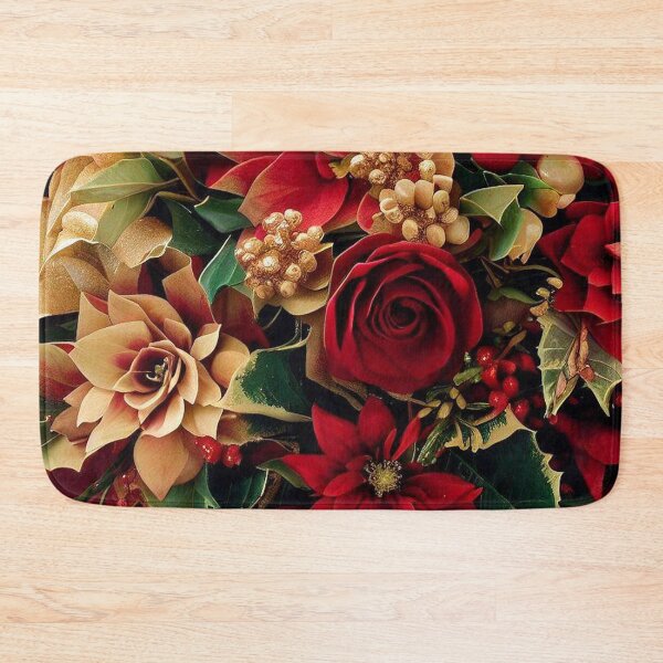 Item preview, Enchanting British Christmas Floral Design: A Timeless Holiday Delight 2 designed and sold by The Digital Compass.