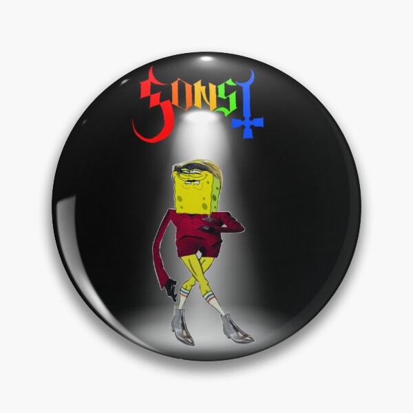 Item preview, The band Ghost, funny meme SpongeBob  designed and sold by artghuleh.
