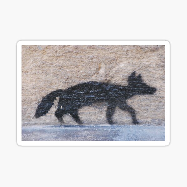 Foxy French Sticker