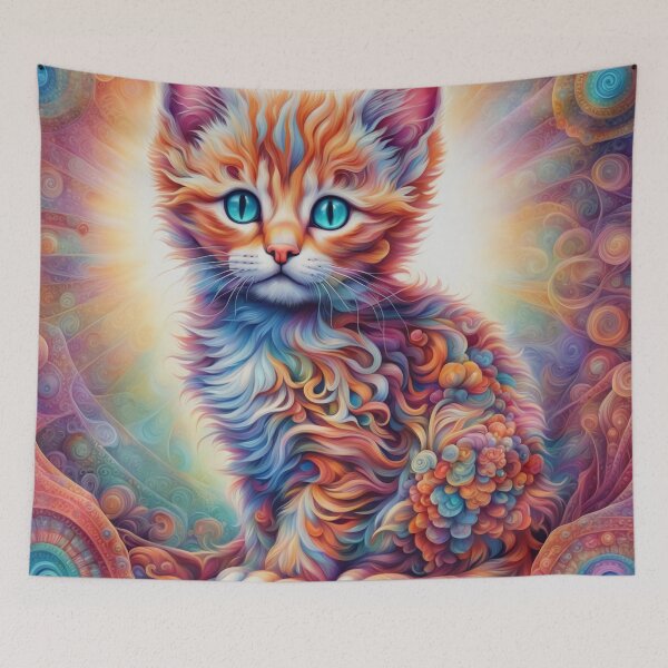 Item preview, Trippy Kitten Swirly Design designed and sold by Aaron2610.