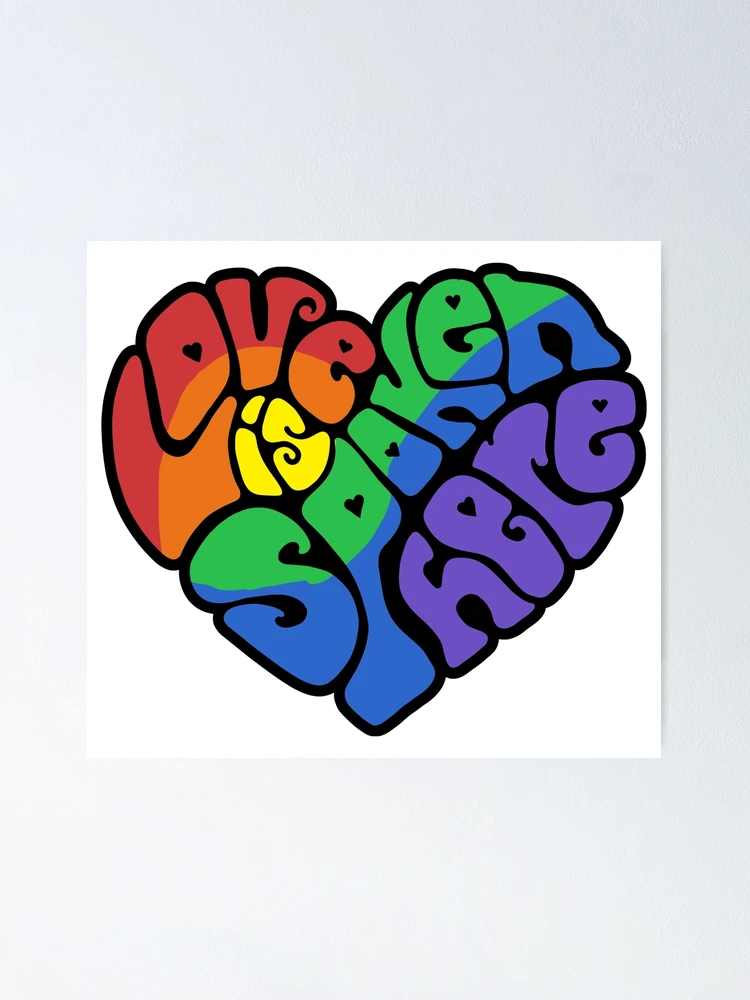 Love Is Spoken Here Word Art