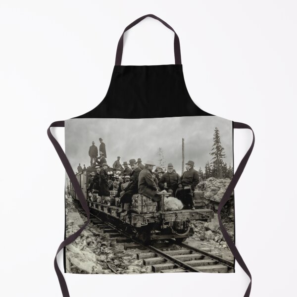 Item preview, First Train Over Yukon White Pass to Gold Fields c. 1898 designed and sold by Daniel Hagerman.