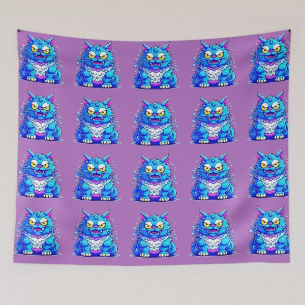 Item preview, Beautiful magic monster cat. designed and sold by Natalia-Vlad.